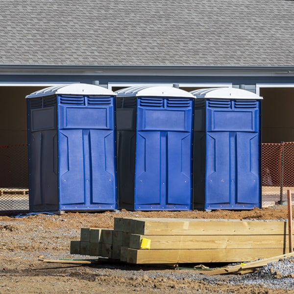 can i customize the exterior of the porta potties with my event logo or branding in Byram CT